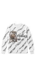 Marcellus Lew “Zebra” Striped Thermal Tee
